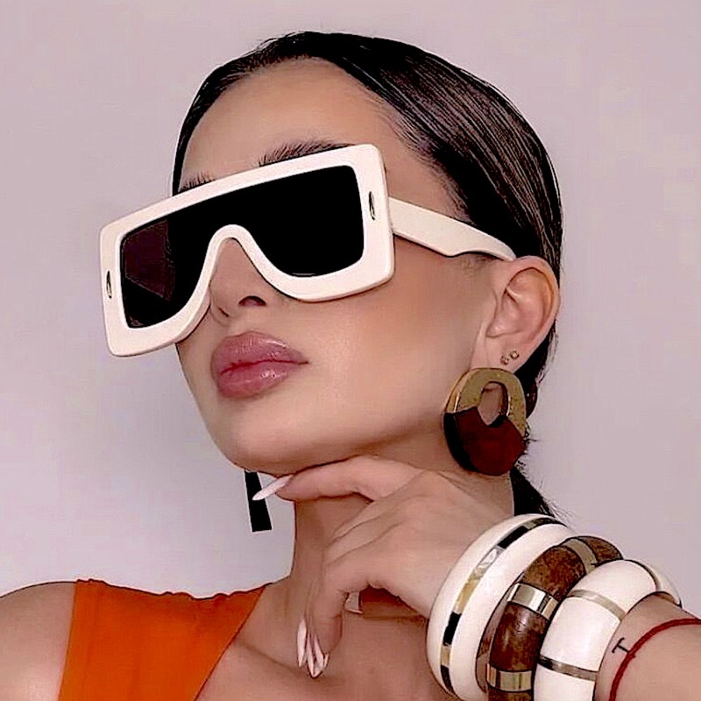 High Fashion Square Oversized Sunglasses